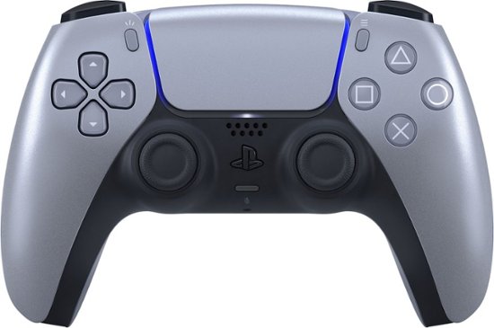 Sony - PlayStation 5 - DualSense Wireless Controller - Sterling Silver Sony - PlayStation 5 - DualSense Wireless Controller - Sterling Silver
